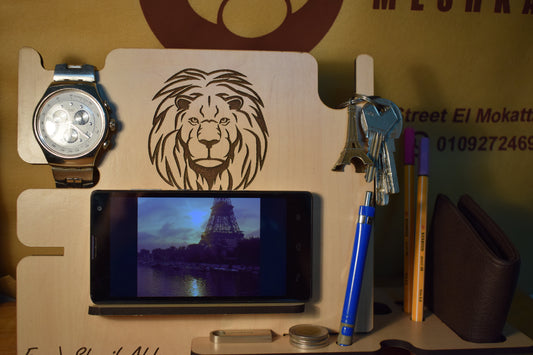 Customizable Wooden Desk Organizer